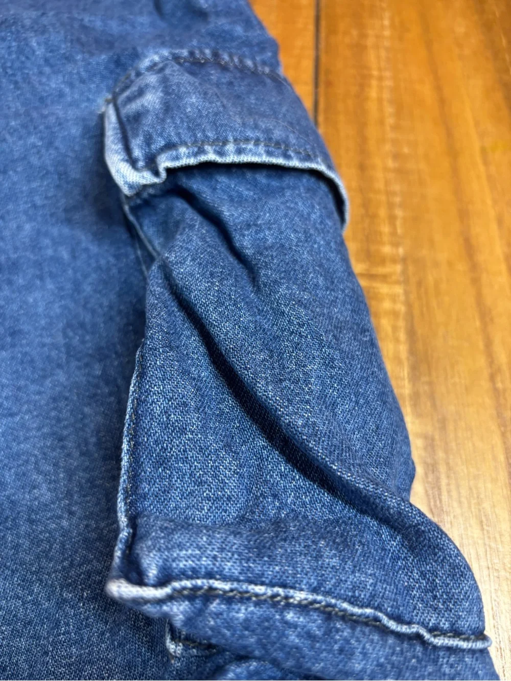 Polo by Ralph Lauren Indigo Denim Cargo Shorts y2k vintage